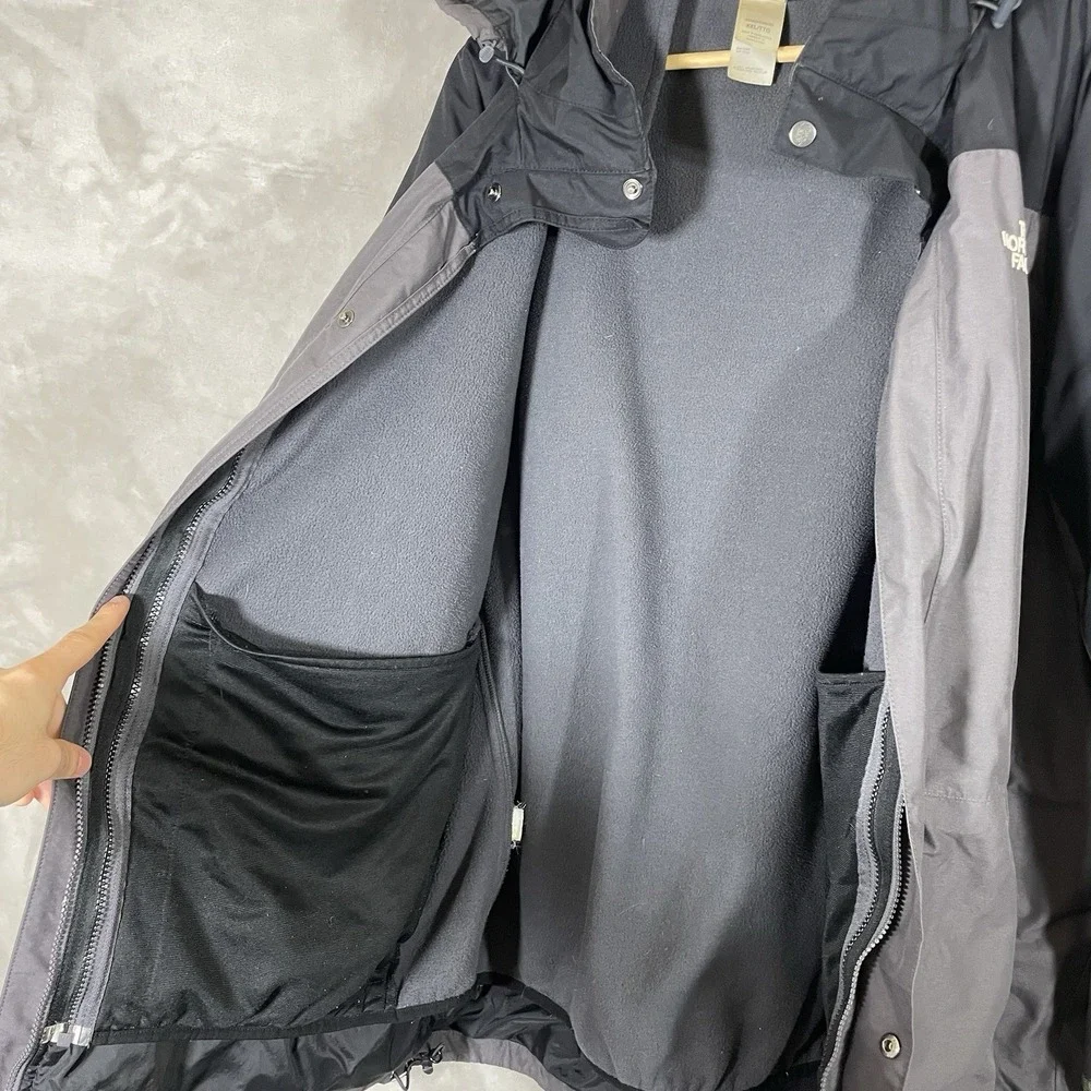 The North Face HyVent Insulated 3 in 1 Triclimate Jacket Hooded Ski Men's XXL